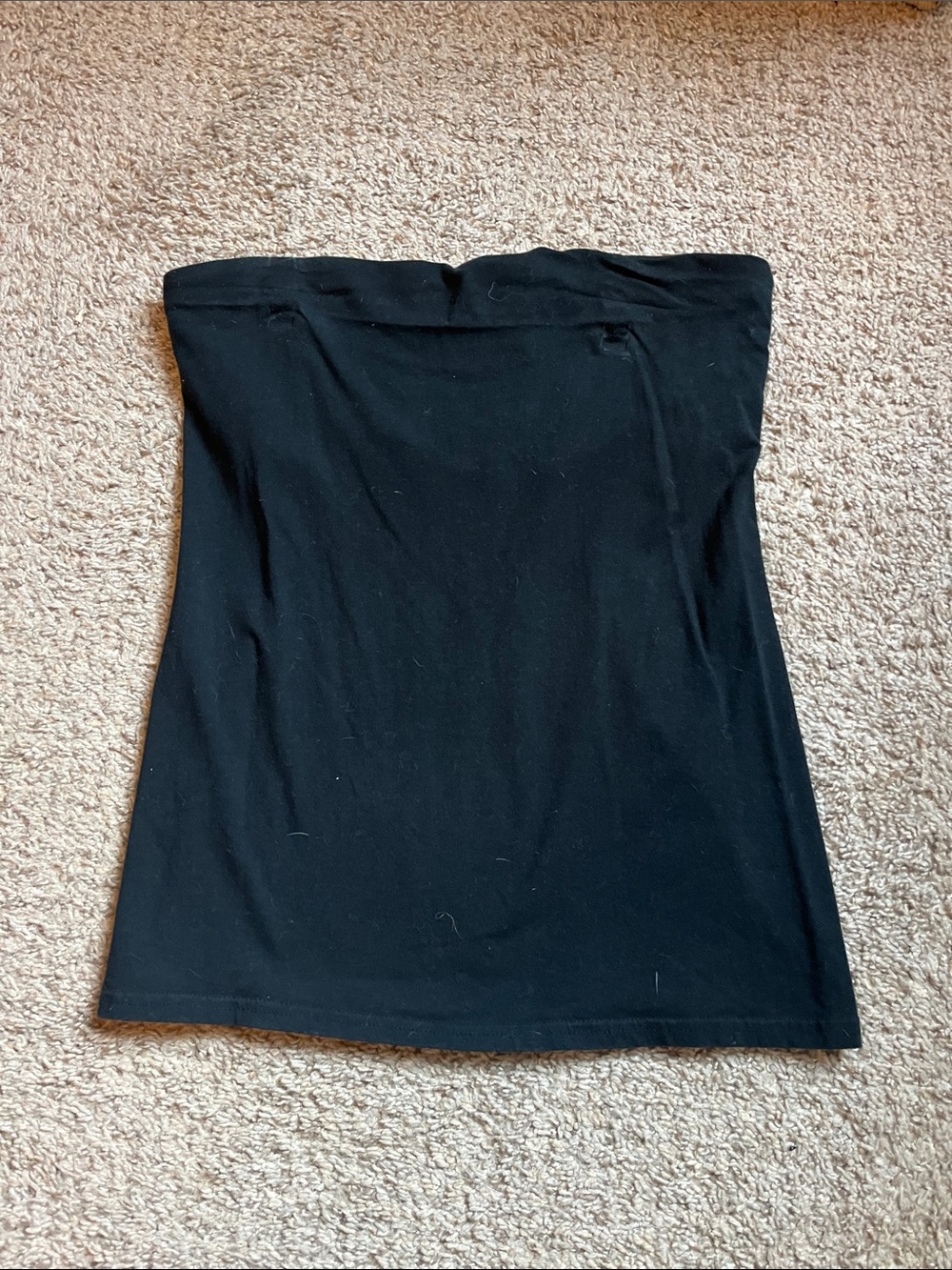 No Boundaries Black Strapless top
